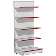 Стеллаж Stahler торговый пристенный L=665 H=2300