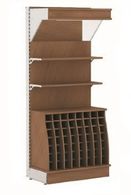 Стеллаж Stahler винный с зеркальным навесом L=1000 Н=2300