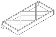 Полка металлическая с разделителями под углом Stahler G=470 H=65 L=1250