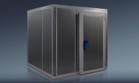 Дверь распашная для камер из строительных панелей 1200х2640 / 800х2200