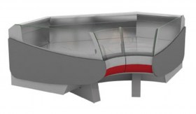 Холодильная витрина угловая Symphony IC SG 90° ВПС-2-0,353-1,623 Master (внутр.) снято с производства