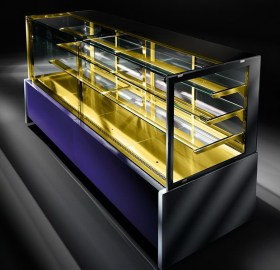 Кондитерская витрина Criocabin ELISIR EL200 1250 (золотистая выкладка)