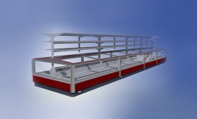 Морозильная бонета сдвоенная Lida Bonet М 2,5 (ширина 1900 мм) (вынос)