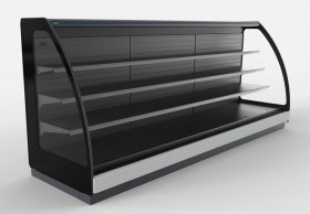 Полувертикальная витрина FREOR Pluton 6 1250
