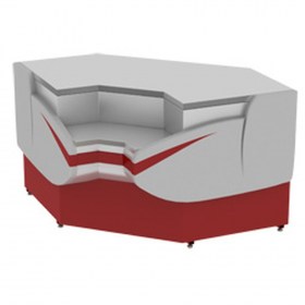 Кассовый неохлаждаемый прилавок угловой Gamma-2 IC КНП (угол внутренний)