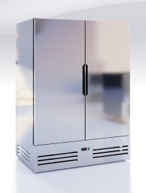 Шкаф холодильный Italfrost ШН 0,98-3,6 (S1400D M inox) (агрегат внизу)